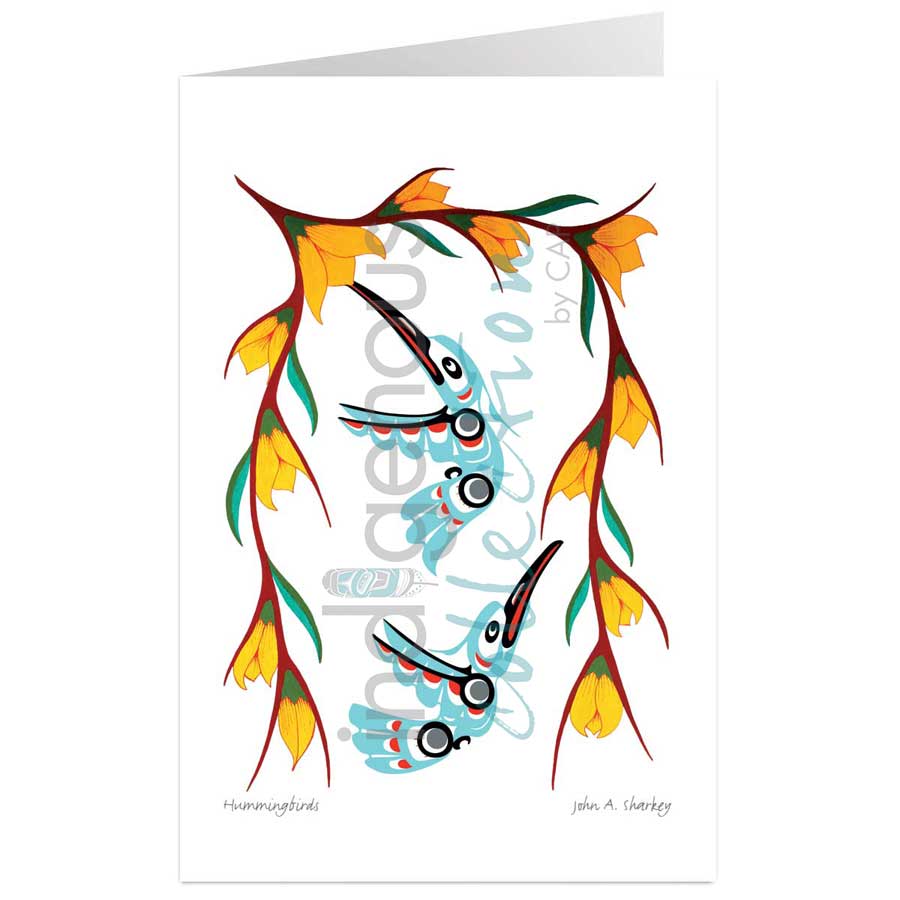 Hummingbirds by artist John A. Sharkey