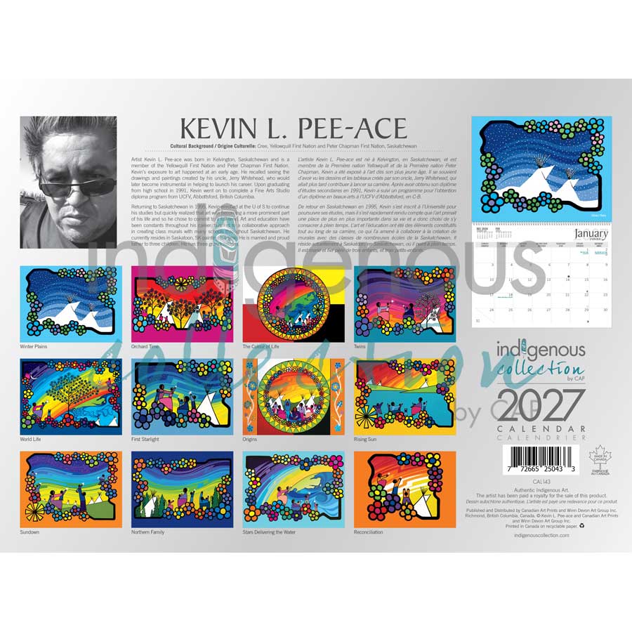 Kevin Pee-ace 2027 Calendar