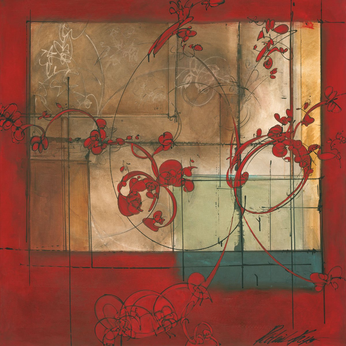 Amber Window by artist  Patrick  Pryor