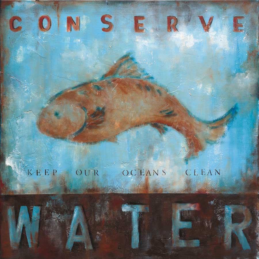Conserve Water by artist Wani  Pasion