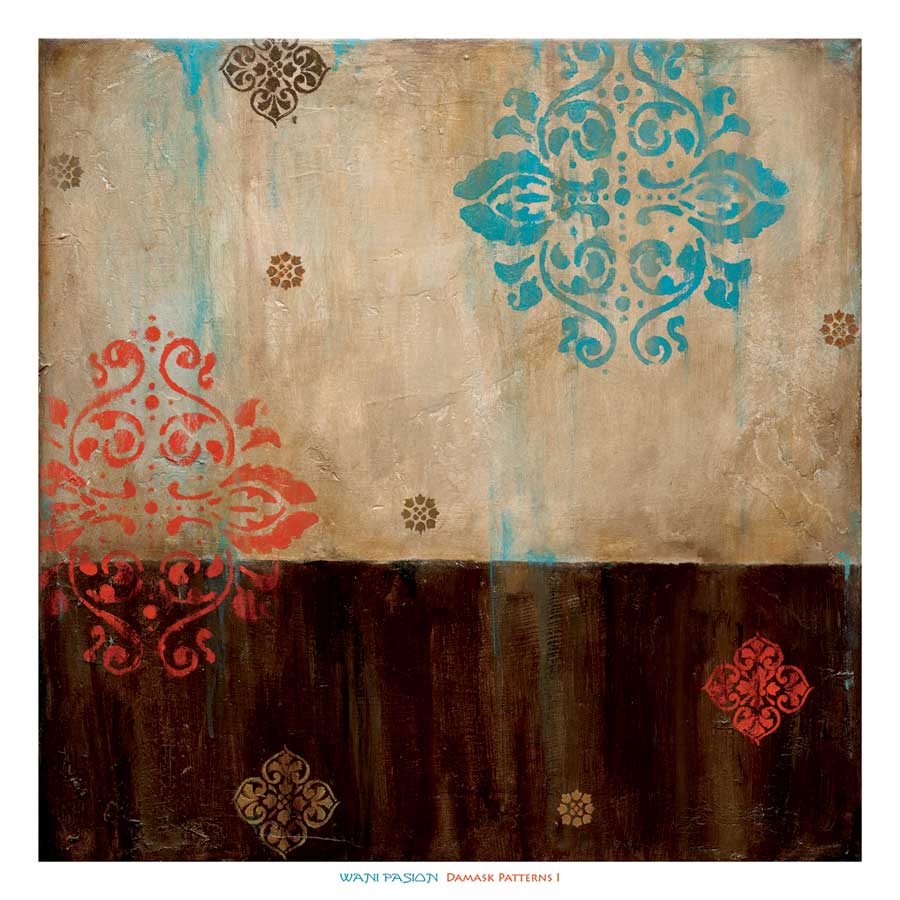Damask Patterns I by artist Wani Pasion