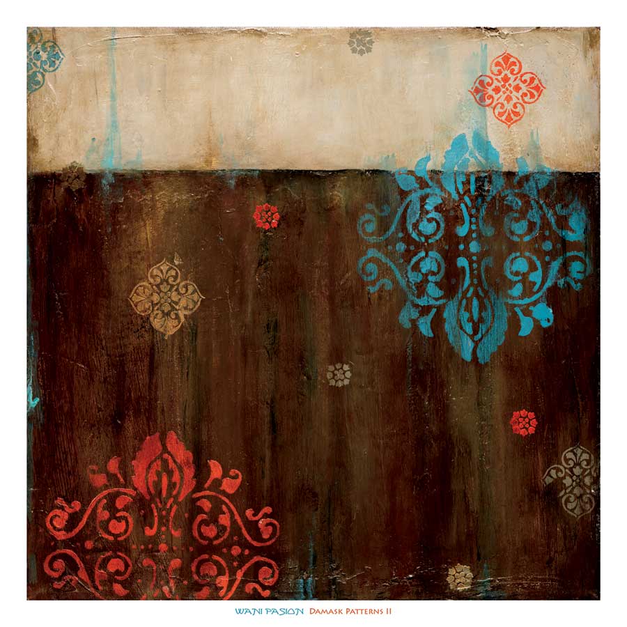 Damask Patterns II by artist Wani Pasion
