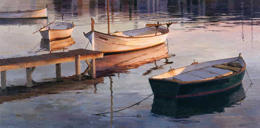 Barques al Port by artist Poch Romeu