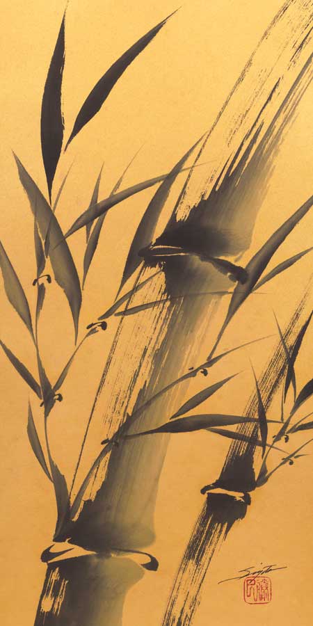 Bamboo's Strength by artist  Katsumi  Sugita