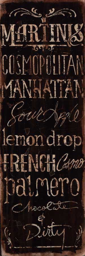 Martinis by artist  Luis Sanchez