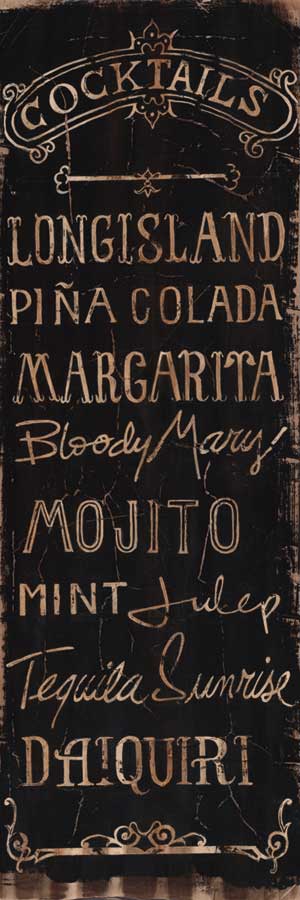 Cocktails by artist  Luis Sanchez