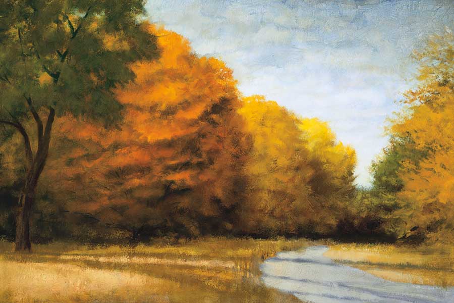 Evening Walk by artist Robert Striffolino