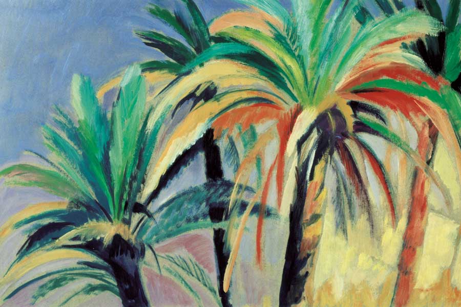 Between Palms by artist  Soledat Sans