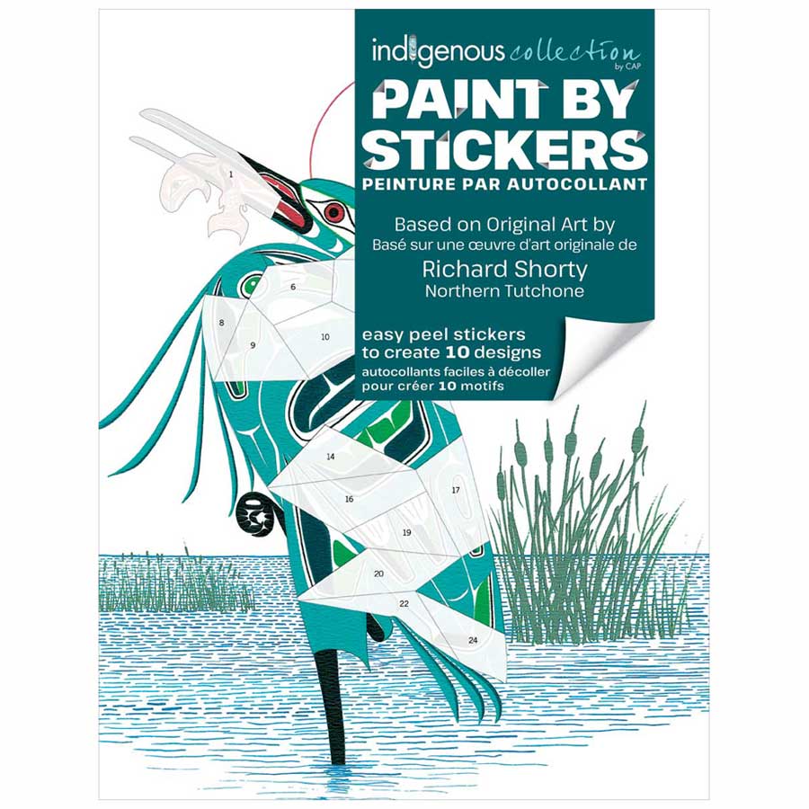 Richard Shorty Paint By Sticker Book. Indigenous Collection