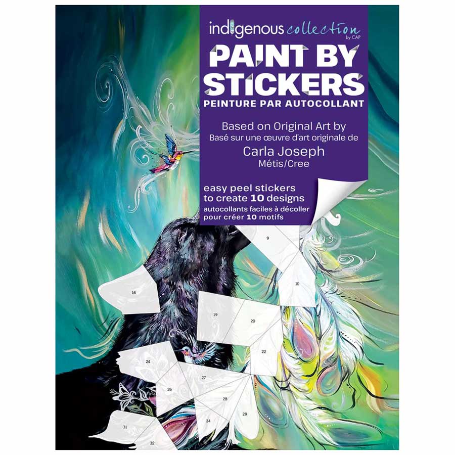 Carla Joseph Paint By Sticker Book. Indigenous Collection