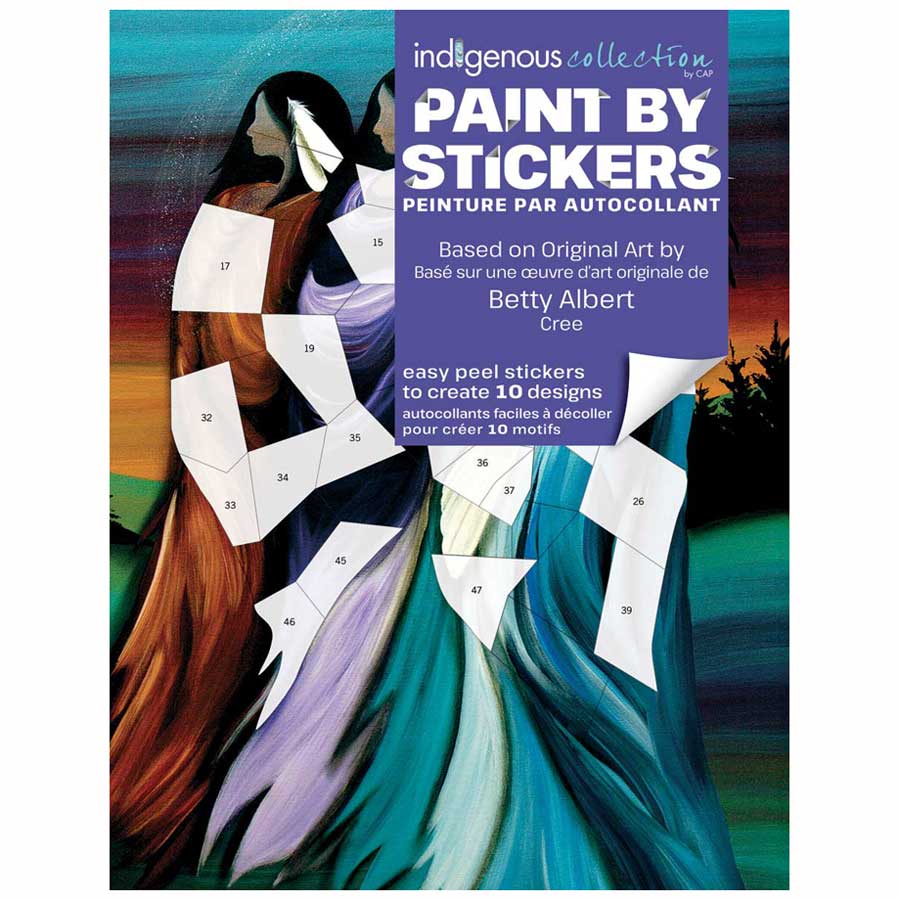 Betty Albert Paint By Sticker Book. Indigenous Collection