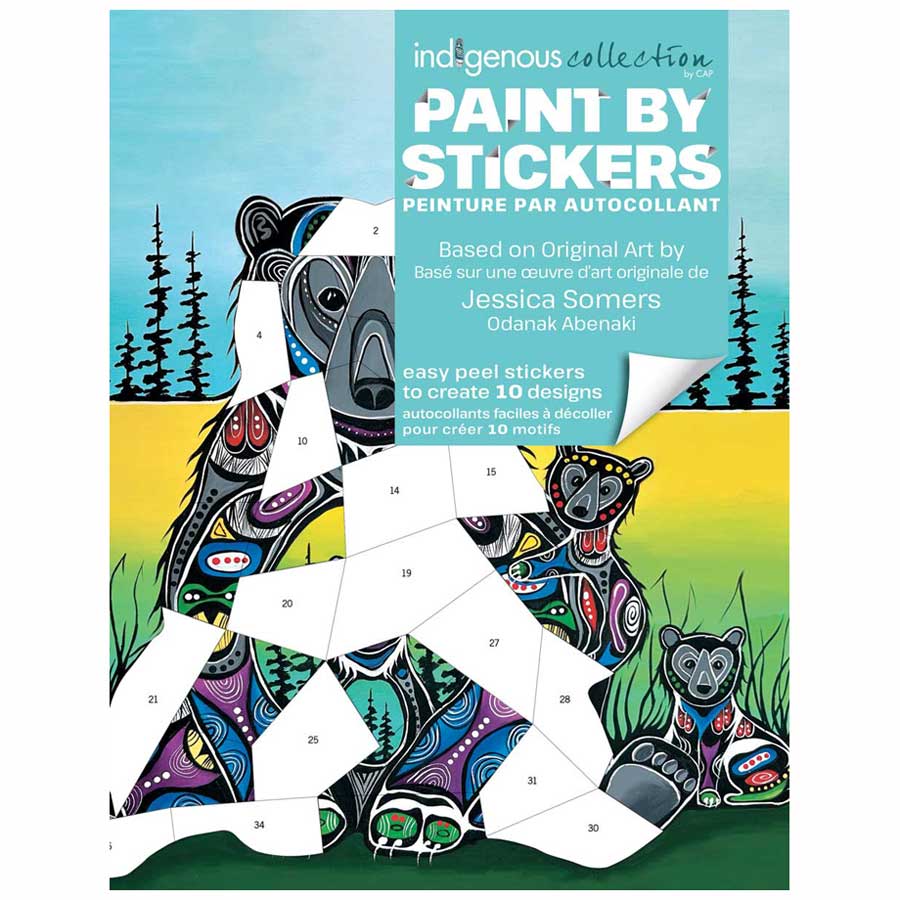 Jessica Somers Paint By Sticker Book. Indigenous Collection