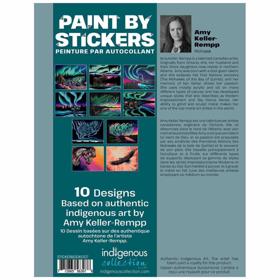 Amy Keller-Rempp Paint By Sticker Book. Indigenous Collection