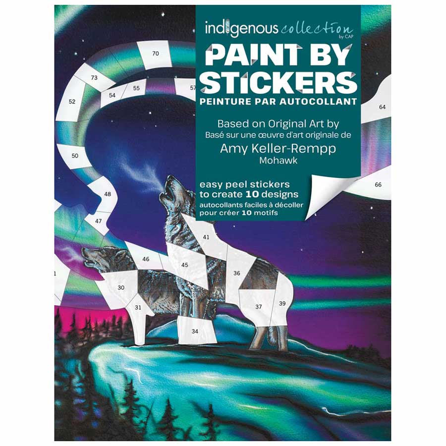 Amy Keller-Rempp Paint By Sticker Book. Indigenous Collection