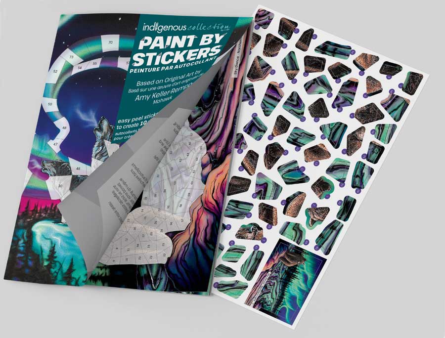 Amy Keller-Rempp Paint By Sticker Book. Indigenous Collection