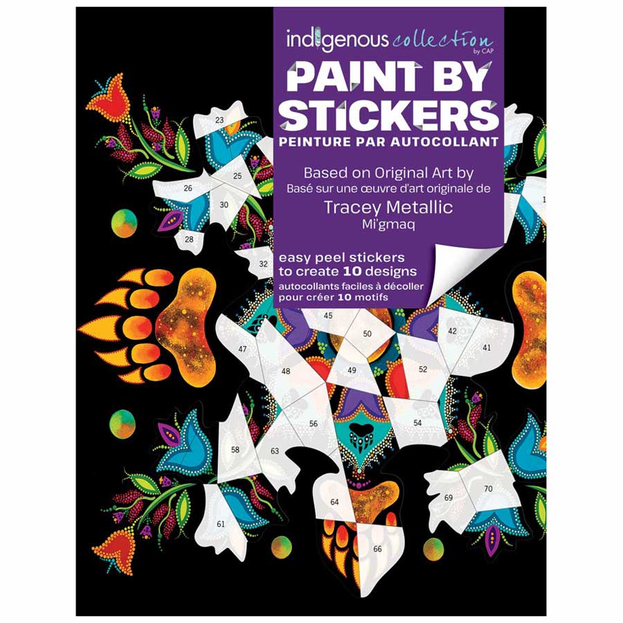 Tracey Metallic Paint By Sticker Book. Indigenous Collection