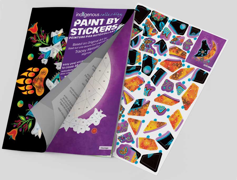 Tracey Metallic Paint By Sticker Book. Indigenous Collection
