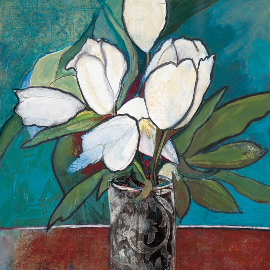 Crystal Tulips by artist Connie Tunick