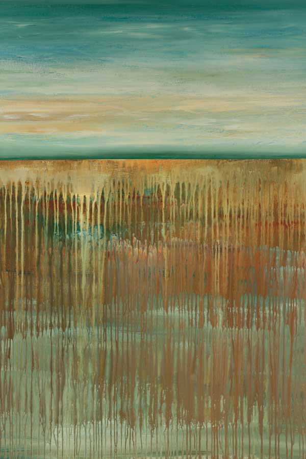 Emerald Waves by artist Cat Tesla