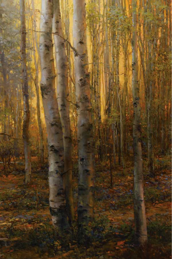 Into the Forest II by artist  Jennie Tomao