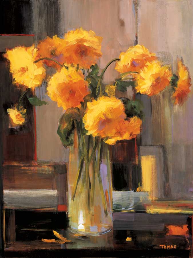 Floral Sunrise by artist Tomao