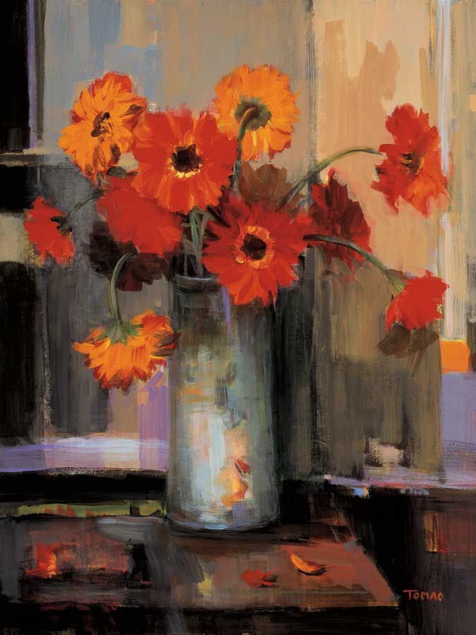 Floral Sunset by artist Tomao