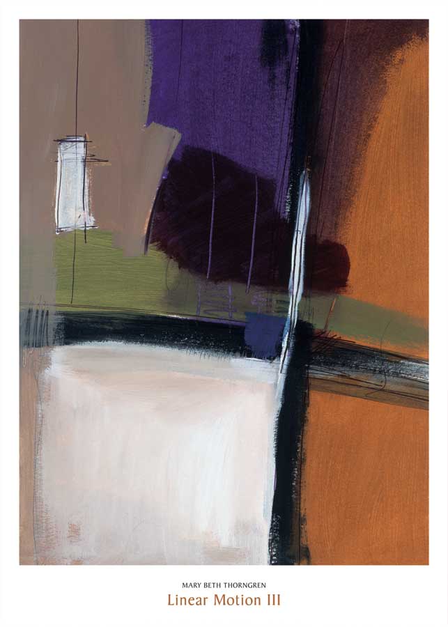 Linear Motion III by artist  Mary Beth Thorngren