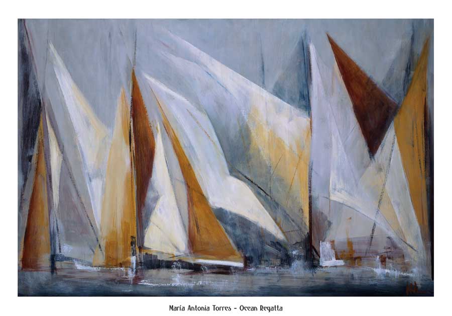 Ocean Regatta by artist Maria Antonia Torres