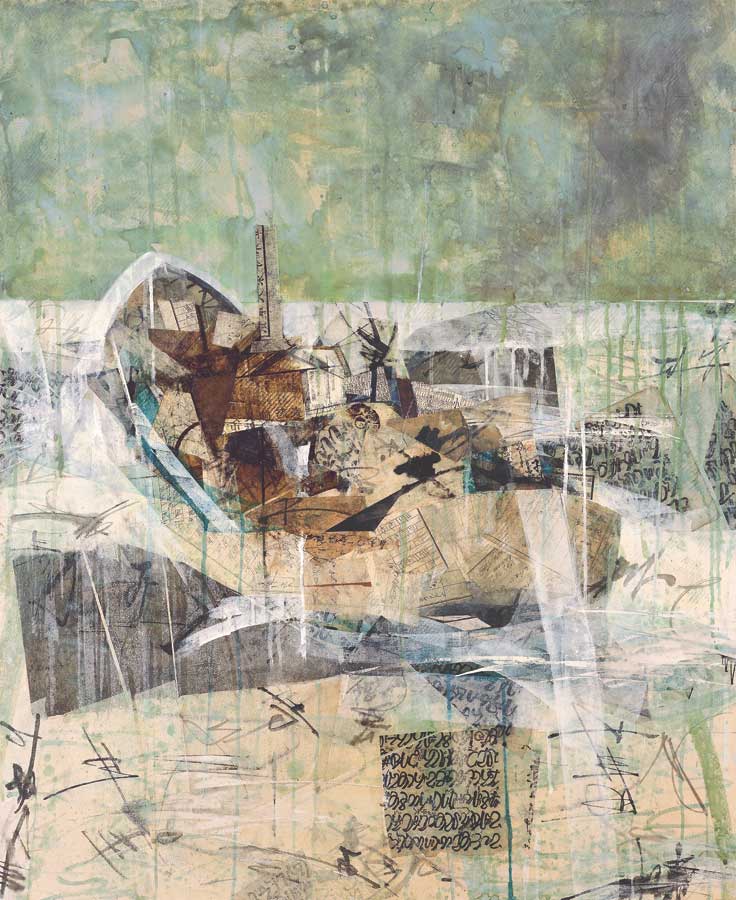 Sailing Under the Rain by artist  Yoichi Tanabe