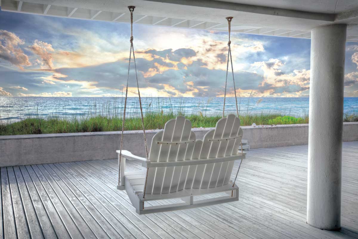 Swing At The Beach by artist  Celebrate Life Gallery