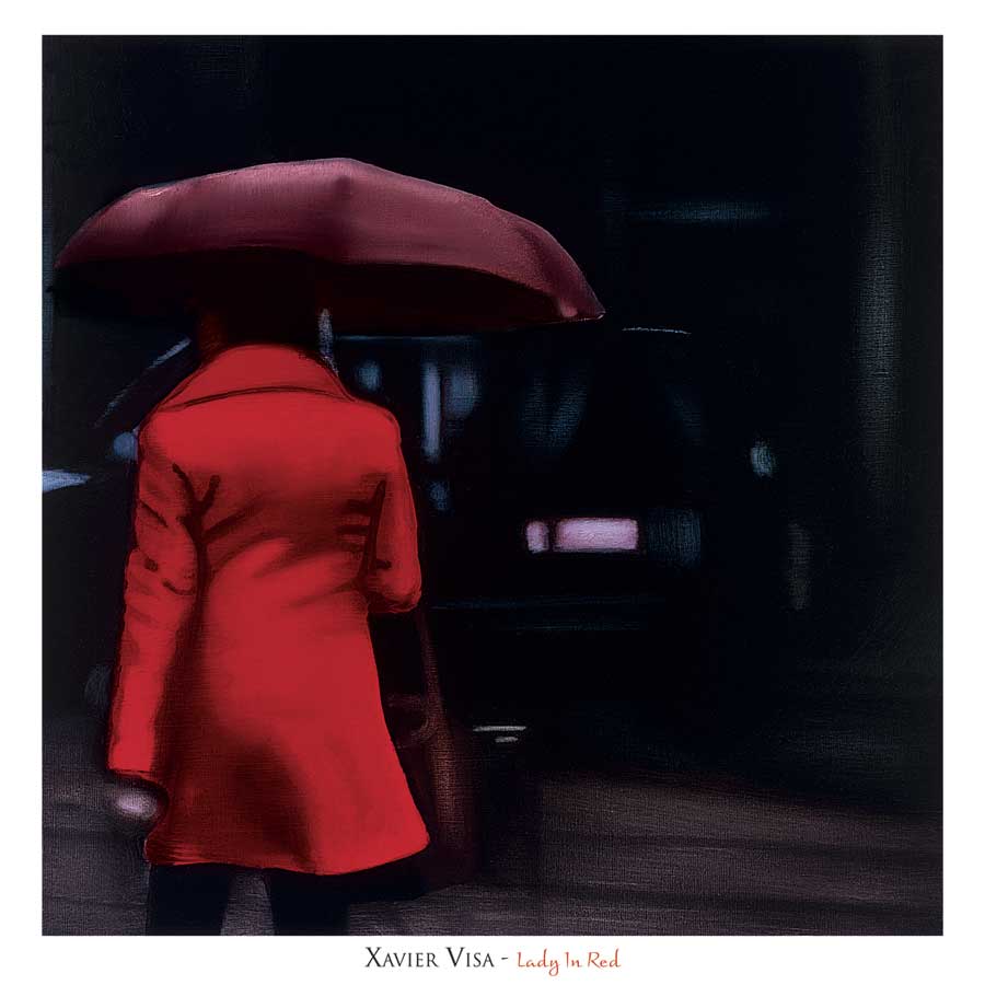 Lady in Red by artist Xavier Visa