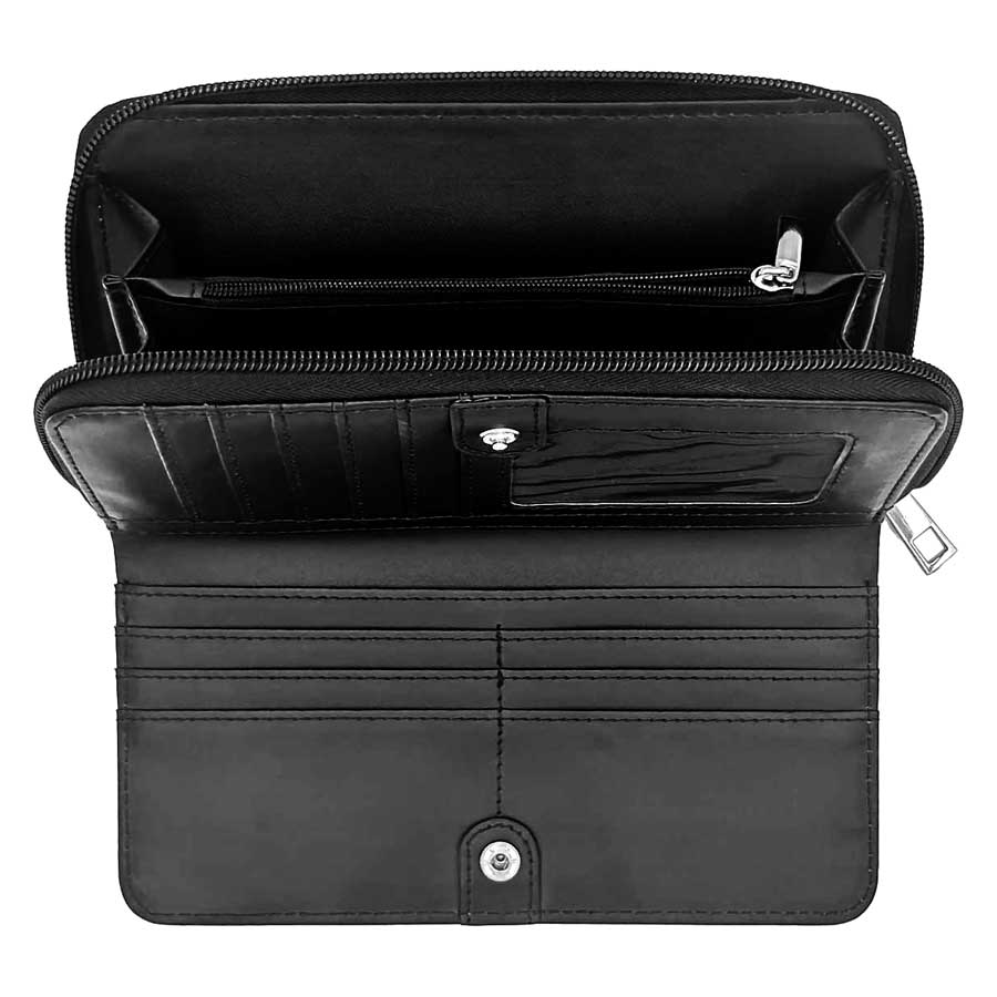 Full Moon Ceremony Embossed Wallet