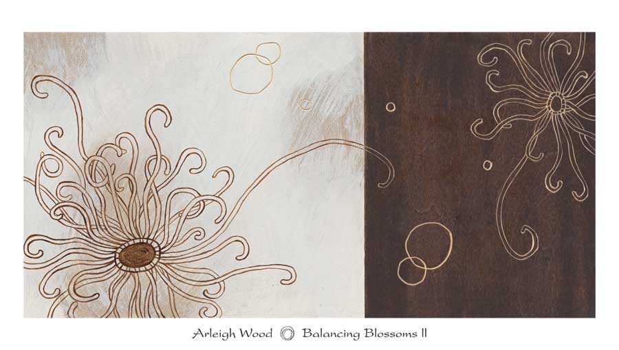 Balancing Blossoms II by artist  Arleigh Wood