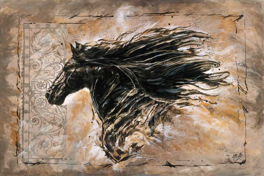 Black Beauty by artist Marta G. Wiley