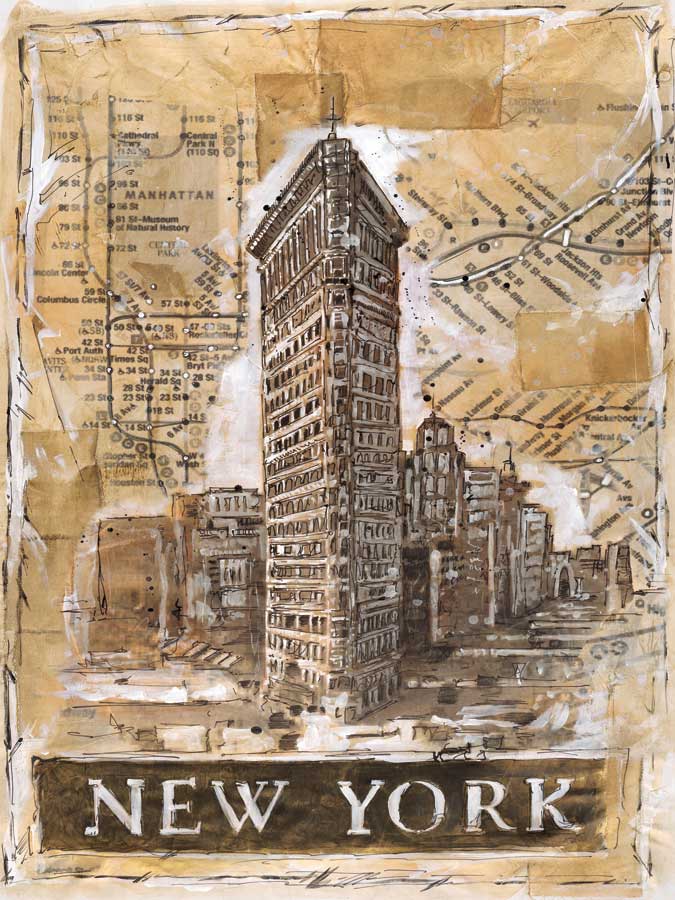 New York by artist Marta G. Wiley