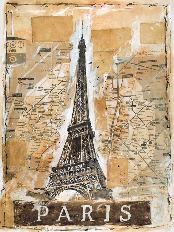 Paris by artist Marta G. Wiley