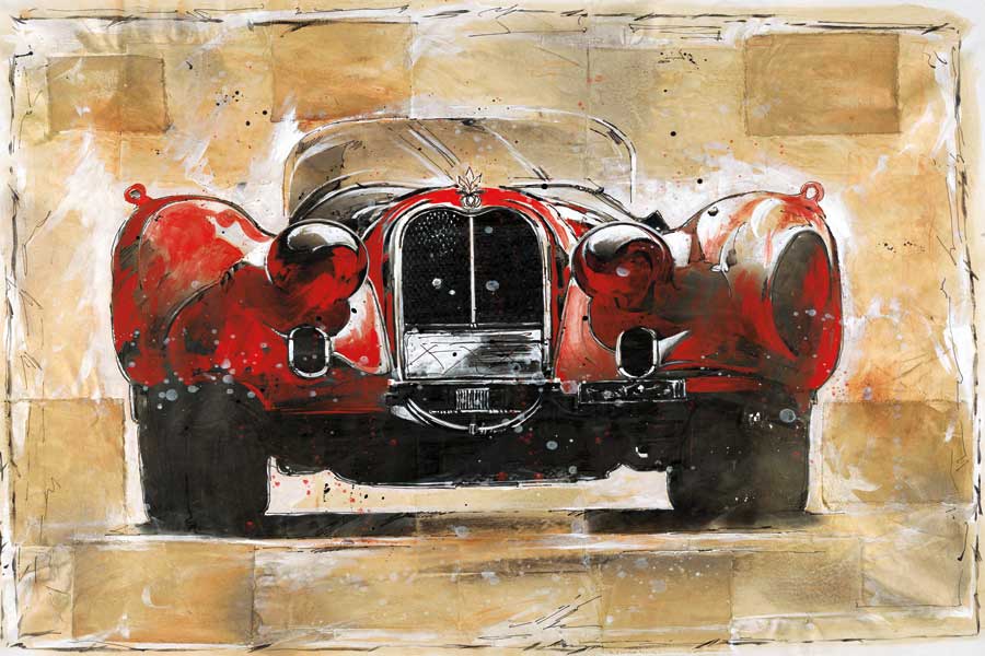 Vintage Red by artist Marta G. Wiley