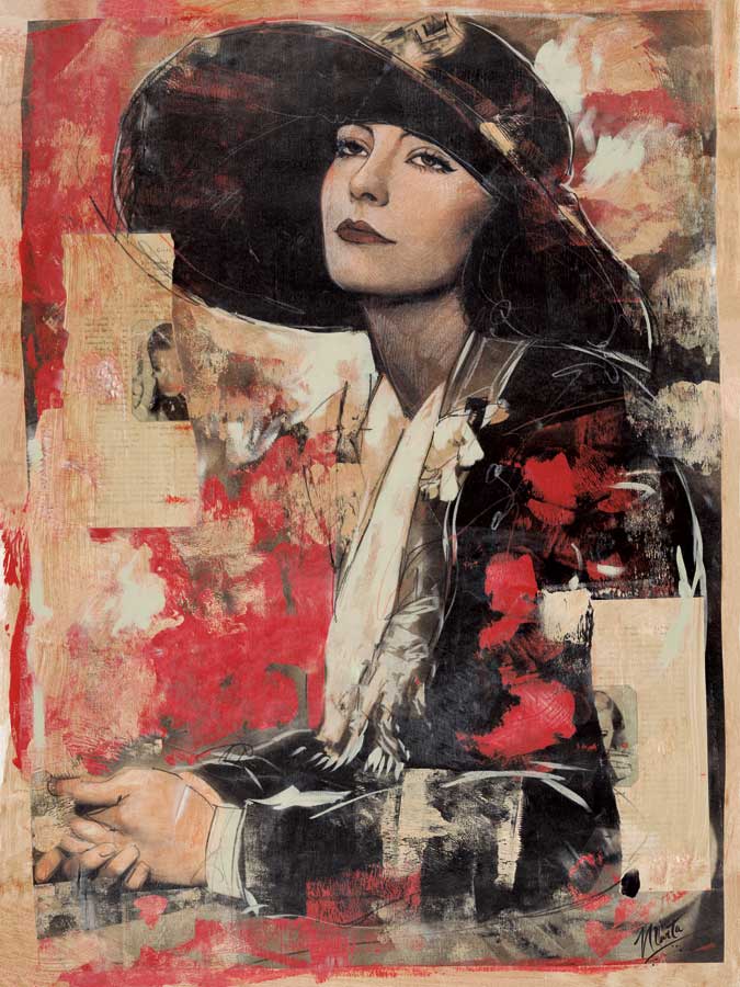 Vintage Goddess II by artist Marta G. Wiley